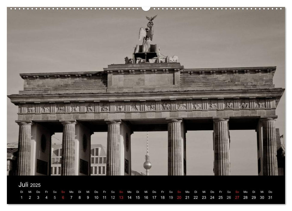 Berlin in Sepia (CALVENDO Premium Wandkalender 2025)