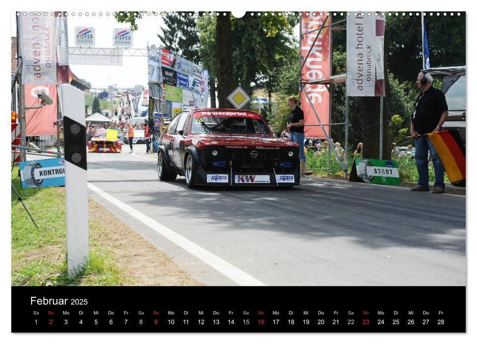 Bergrennen im Opel (CALVENDO Wandkalender 2025)