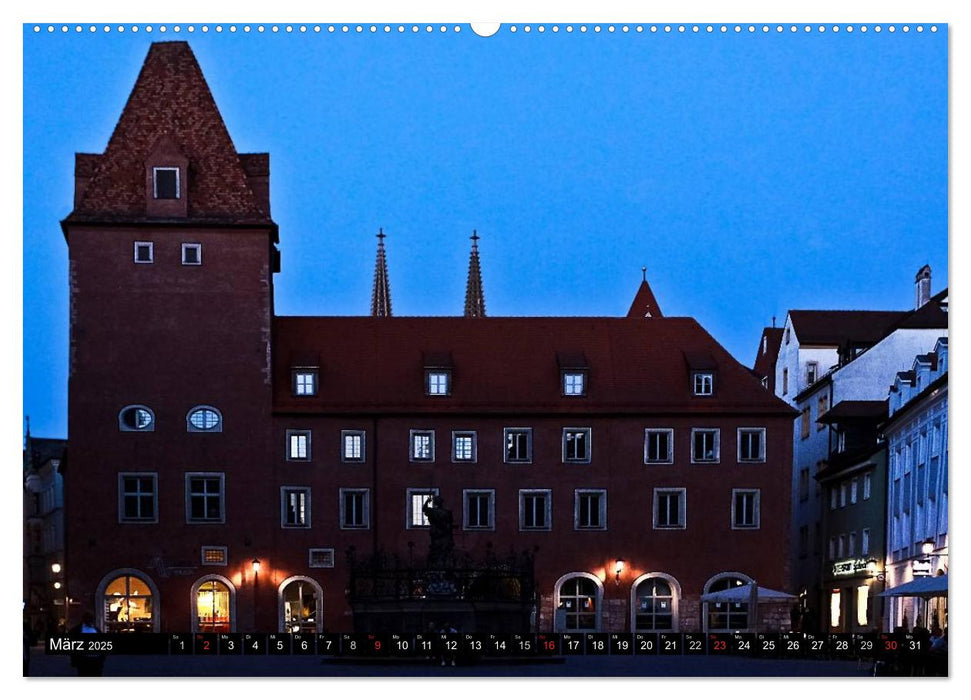 Romantisches Regensburg (CALVENDO Premium Wandkalender 2025)