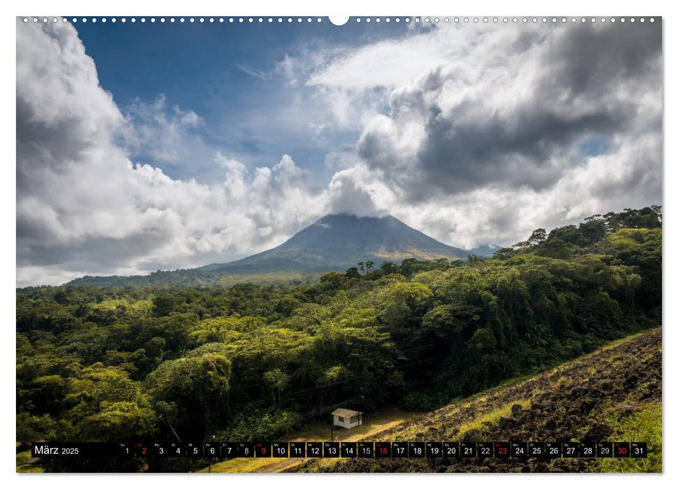 COSTA RICA Farben und Licht (CALVENDO Wandkalender 2025)