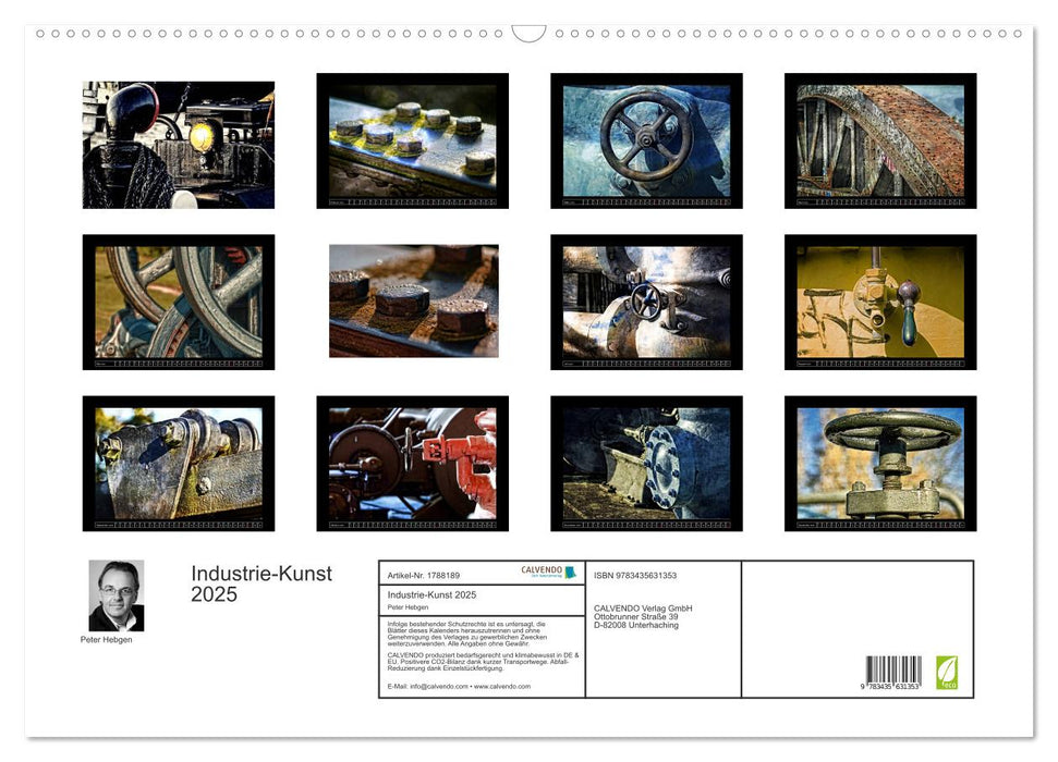 Industrie-Kunst 2025 (CALVENDO Wandkalender 2025)