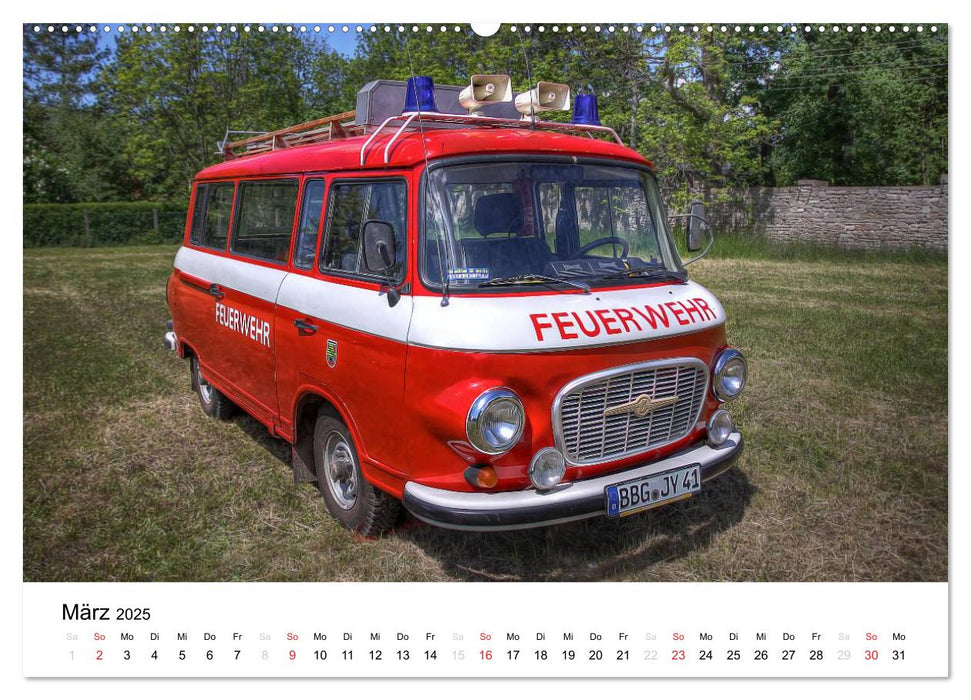 Feuerwehr im Bernburger Land (CALVENDO Premium Wandkalender 2025)