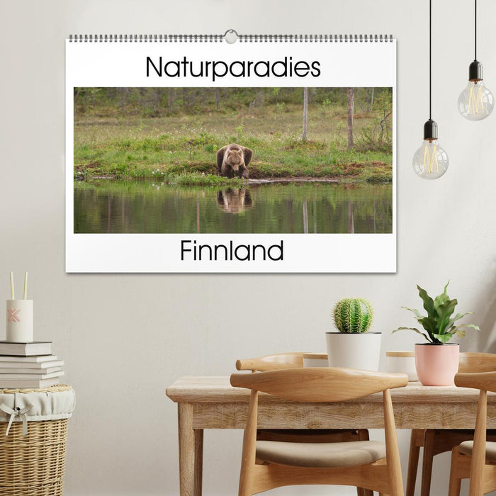 Naturparadies Finnland (CALVENDO Wandkalender 2025)