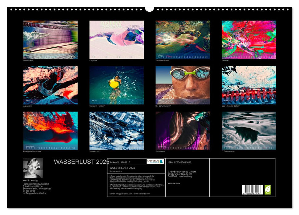 WASSERLUST 2025 (CALVENDO Wandkalender 2025)