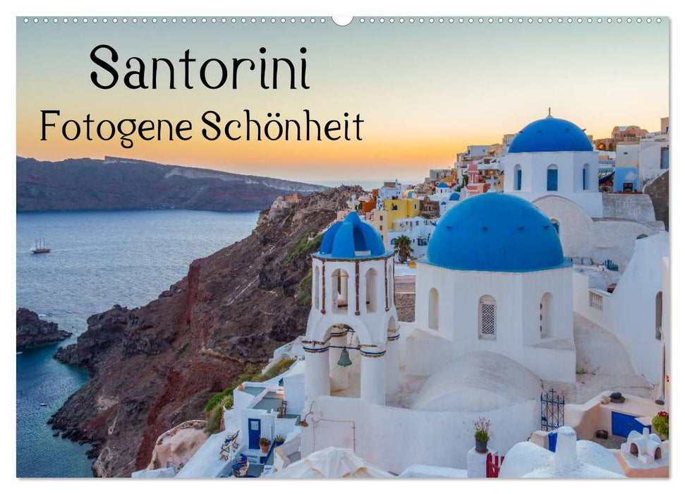 Santorini - Fotogene Schönheit (CALVENDO Wandkalender 2025)