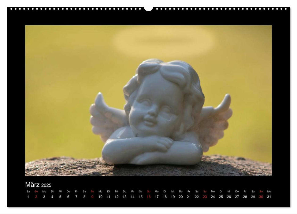 Engel für Glück & Schutz (CALVENDO Premium Wandkalender 2025)