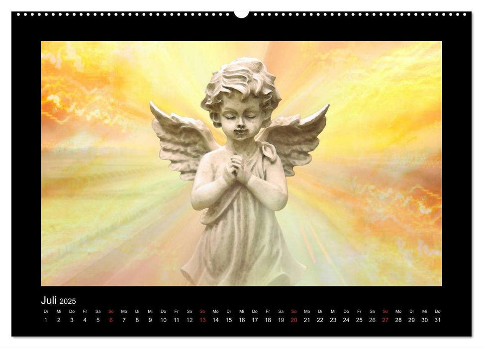 Engel für Glück & Schutz (CALVENDO Premium Wandkalender 2025)