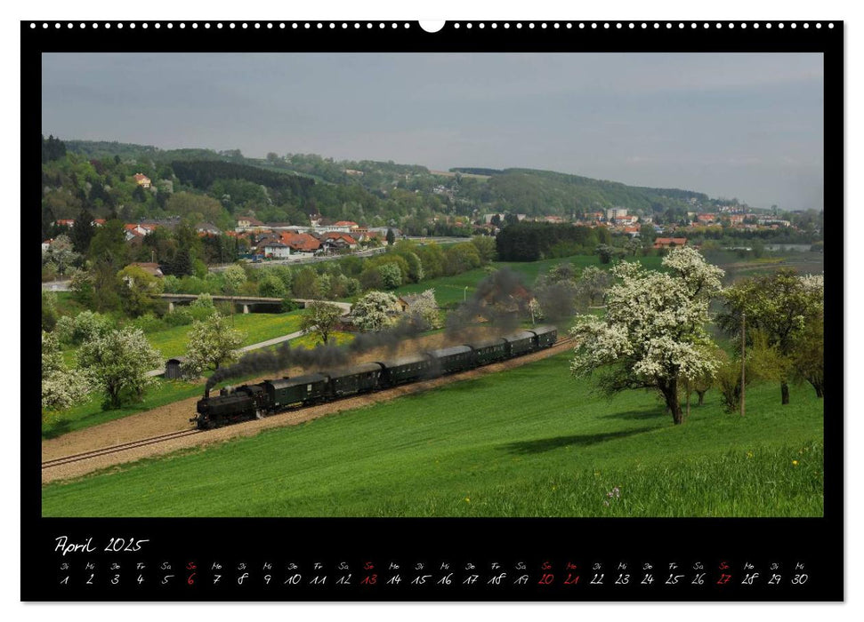 Faszination Dampflokomotive (CALVENDO Premium Wandkalender 2025)