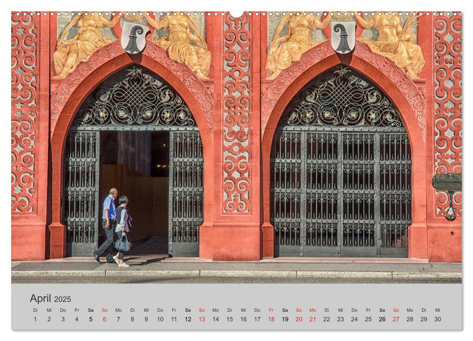 Basel, eine Stadt am Rhein (CALVENDO Premium Wandkalender 2025)