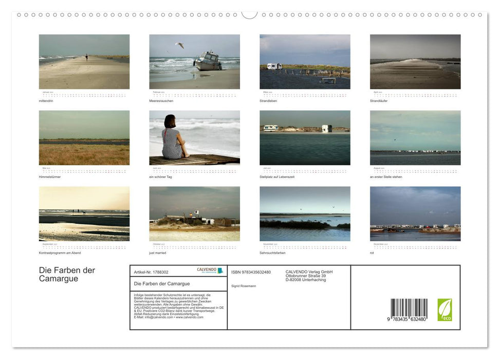 Die Farben der Camargue (CALVENDO Premium Wandkalender 2025)