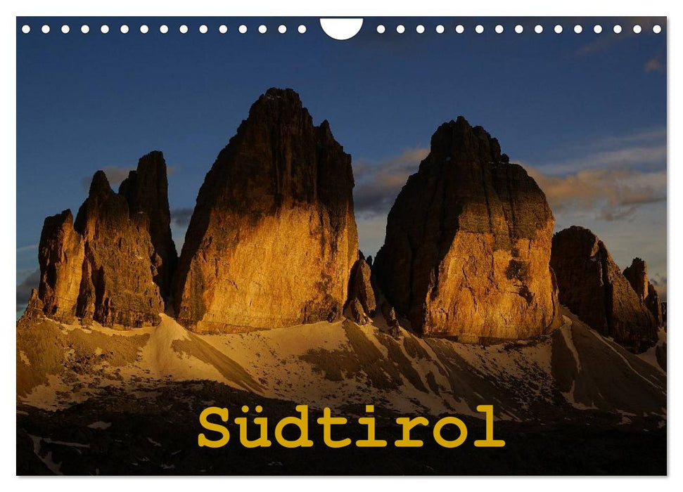 Südtirol im Jahreslauf (CALVENDO Wandkalender 2025)