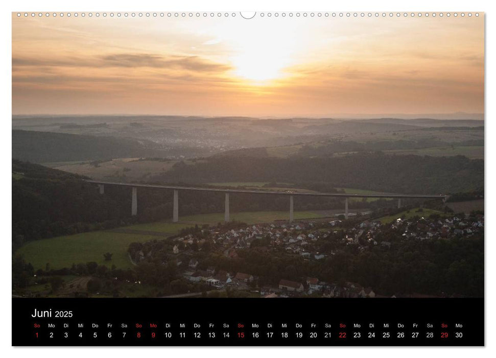 Hohenlohe von oben (CALVENDO Wandkalender 2025)