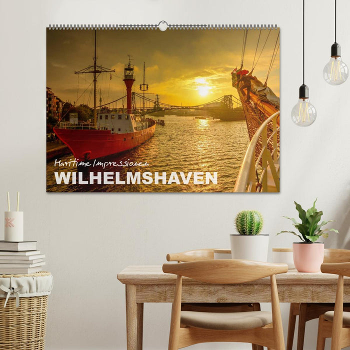 Maritime Impressionen Wilhelmshaven (CALVENDO Wandkalender 2025)