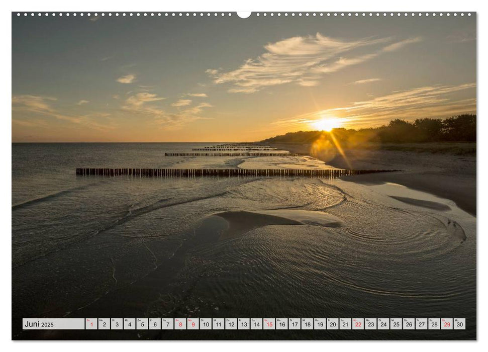 Urlaubsparadies Fischland Darß (CALVENDO Premium Wandkalender 2025)