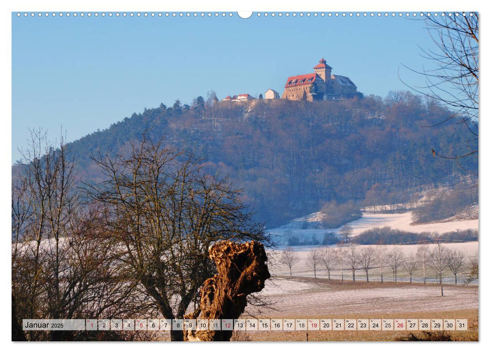 Geheimnisse ostdeutscher Kultur - Schlösser und Burgen (CALVENDO Premium Wandkalender 2025)