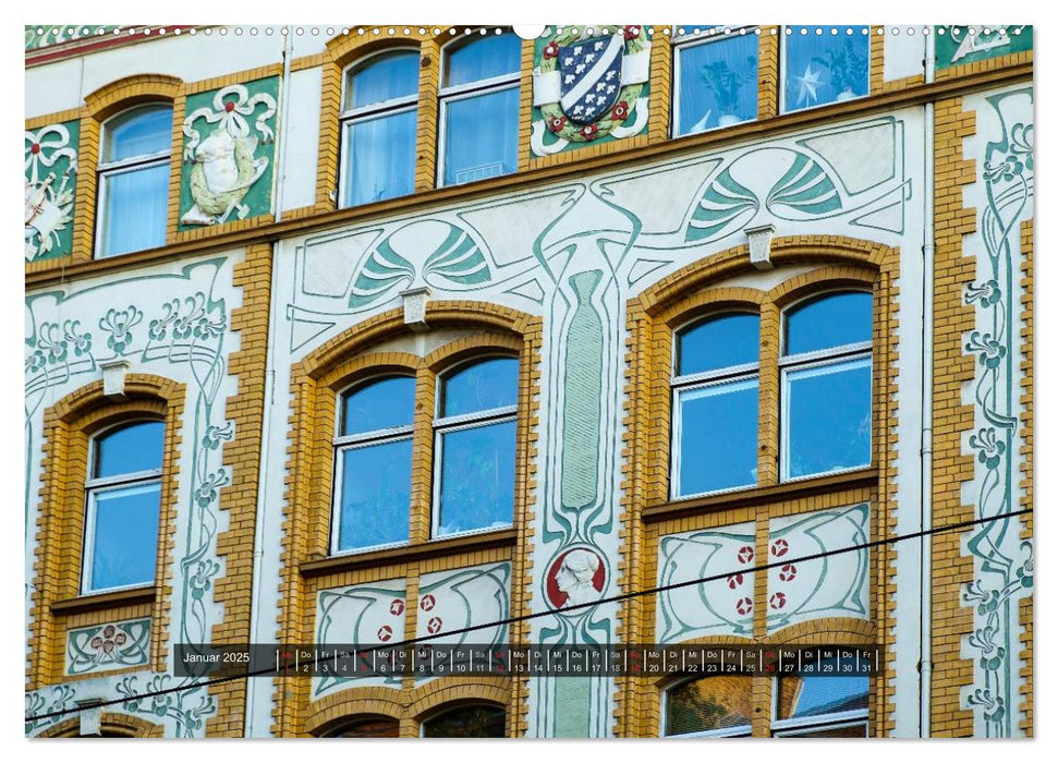 Jugendstil-Architektur in Kassel (CALVENDO Premium Wandkalender 2025)