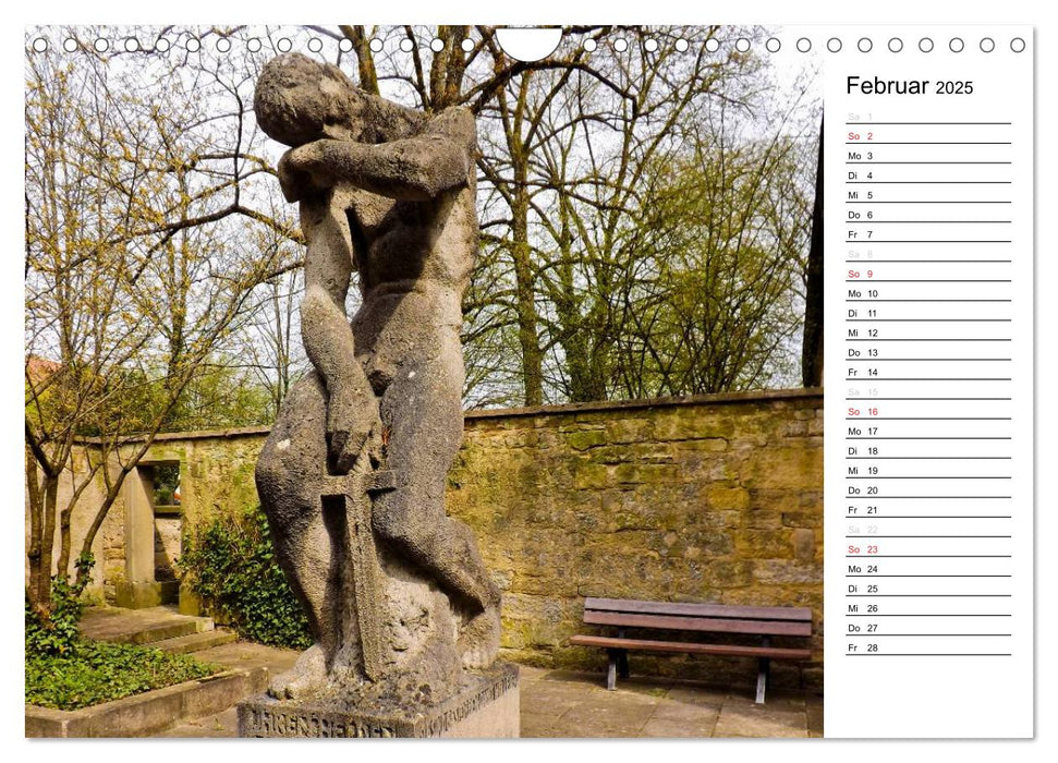 Sehenswürdigkeiten Crailsheim Hohenlohe / Franken (CALVENDO Wandkalender 2025)