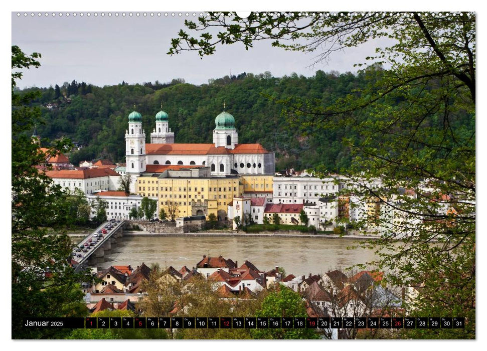 Pittoreskes Passau (CALVENDO Premium Wandkalender 2025)