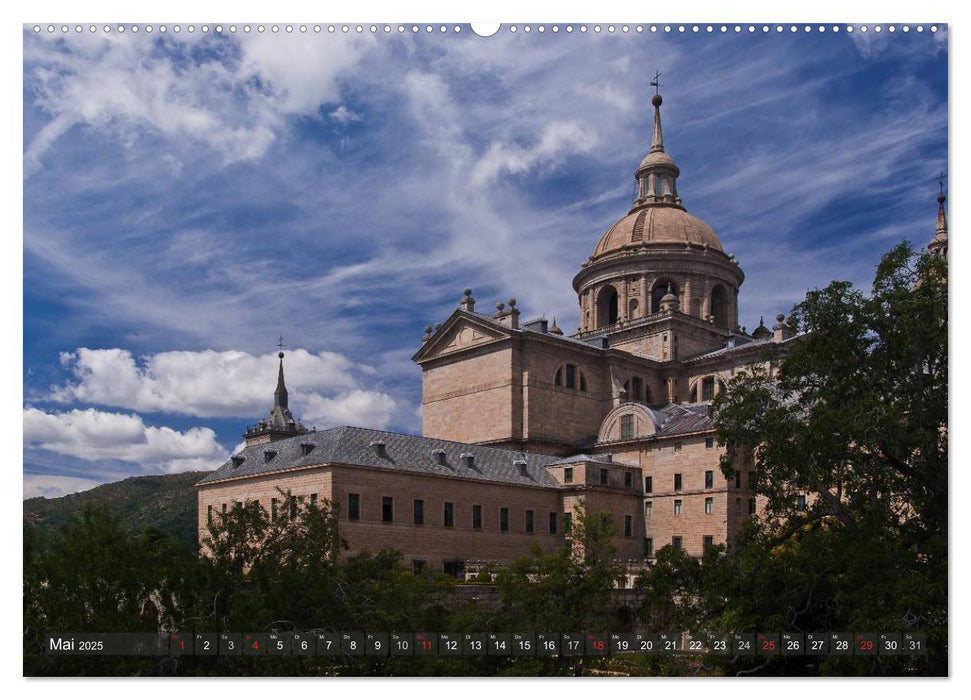 Ausflugziele um Madrid (CALVENDO Premium Wandkalender 2025)