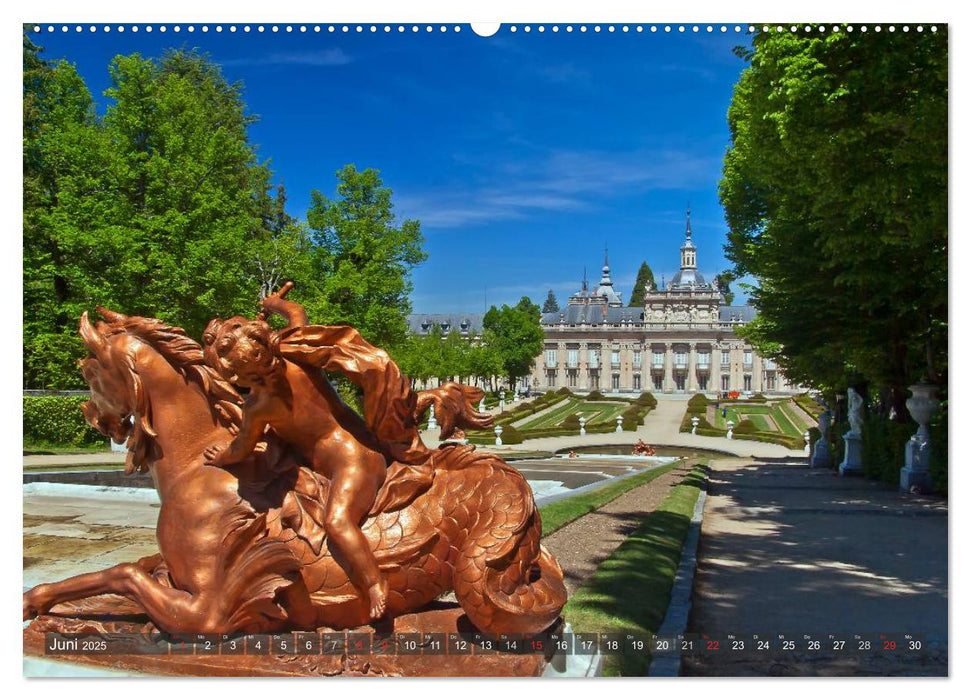 Ausflugziele um Madrid (CALVENDO Premium Wandkalender 2025)