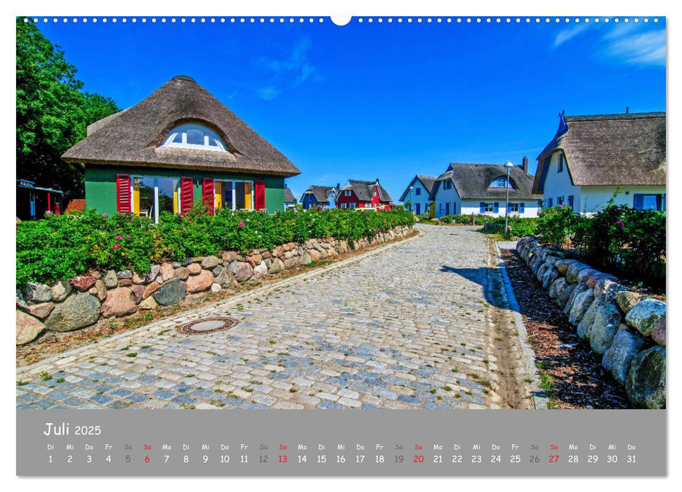 Küstenimpressionen von den Ostseeinseln Rügen und Usedom (CALVENDO Premium Wandkalender 2025)