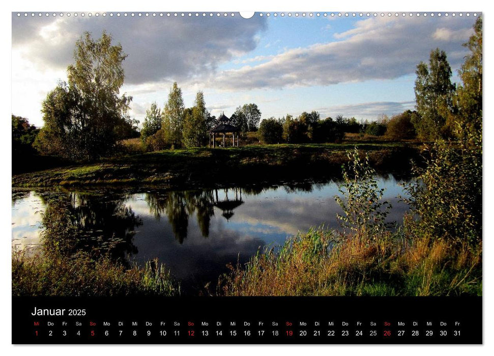 PUSCHKINS RUSSLAND (CALVENDO Premium Wandkalender 2025)