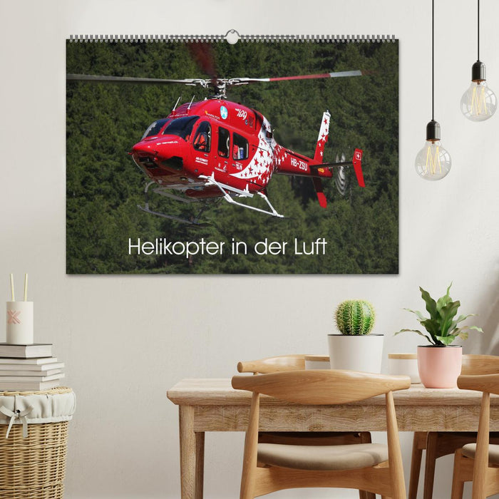 Helikopter in der Luft (CALVENDO Wandkalender 2025)