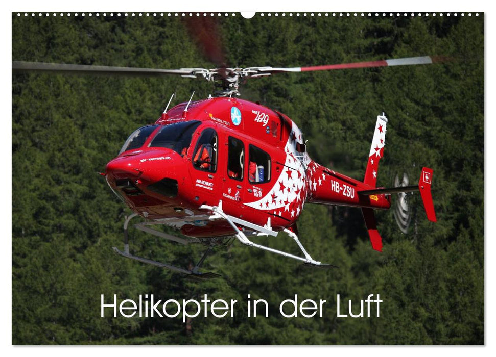 Helikopter in der Luft (CALVENDO Wandkalender 2025)