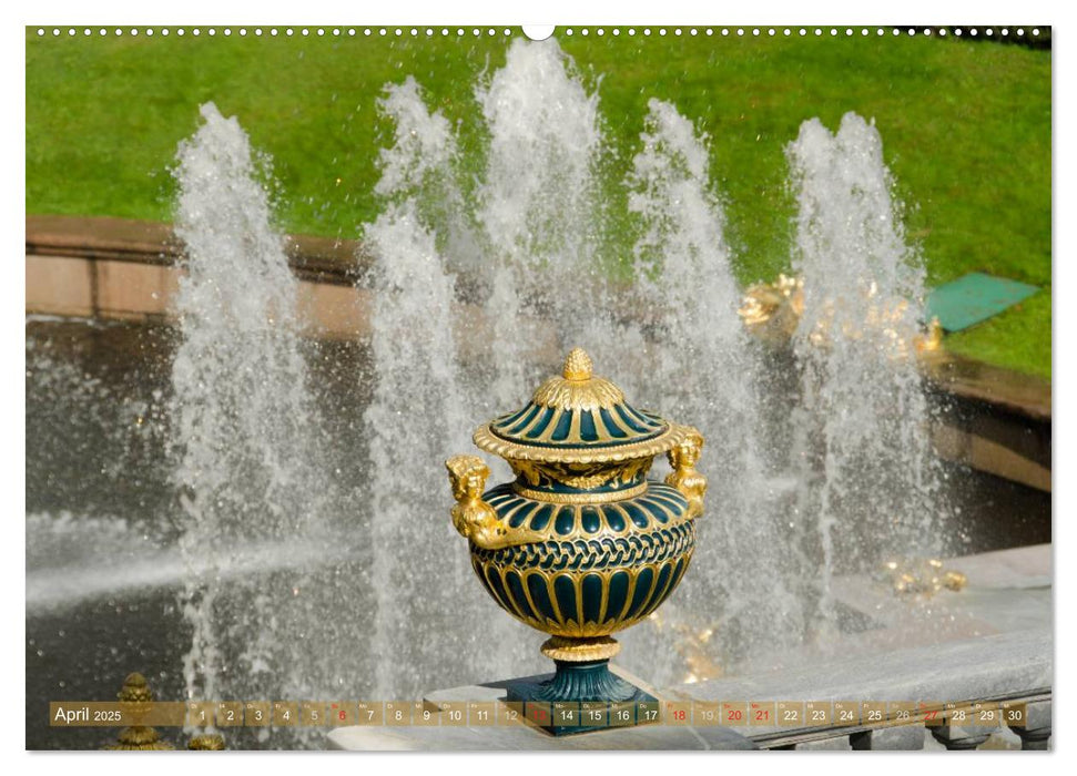 St. Petersburg - Alles Gold was glänzt (CALVENDO Premium Wandkalender 2025)