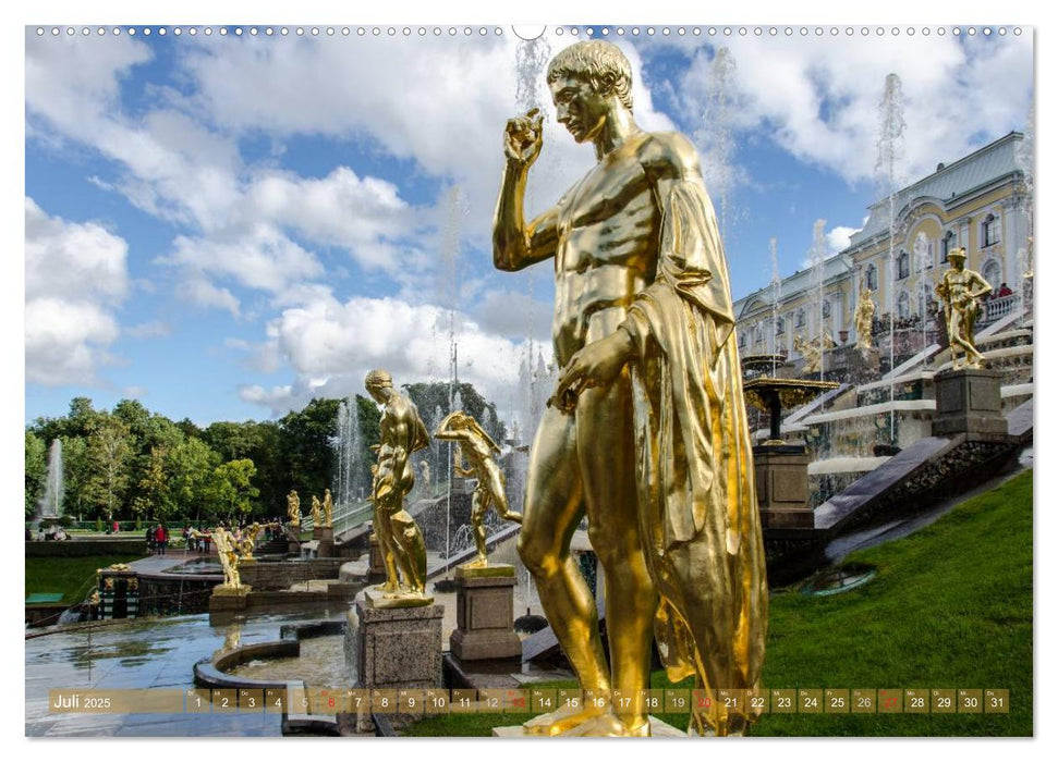 St. Petersburg - Alles Gold was glänzt (CALVENDO Premium Wandkalender 2025)