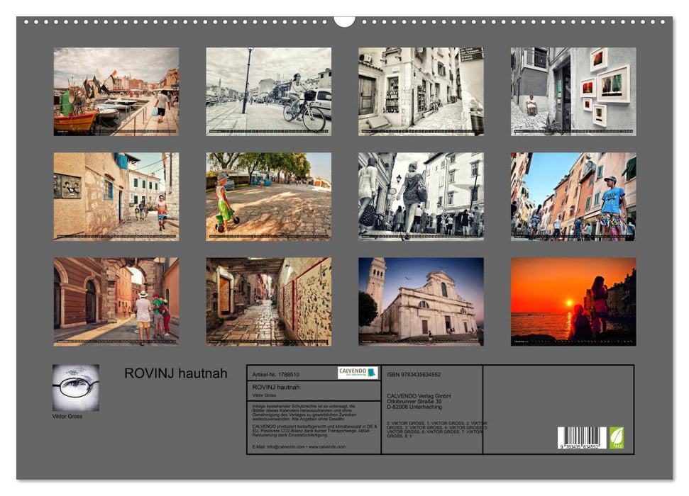 ROVINJ hautnah (CALVENDO Wandkalender 2025)