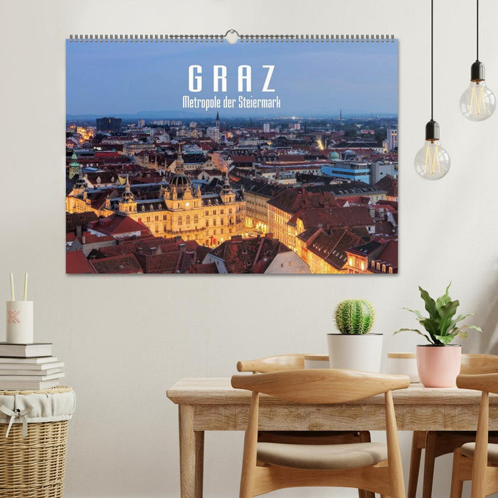 Graz - Metropole der Steiermark (CALVENDO Wandkalender 2025)