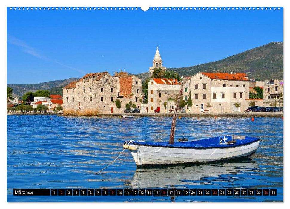 Kroatien - Traumhafte Landschaften und faszinierende Städte (CALVENDO Premium Wandkalender 2025)