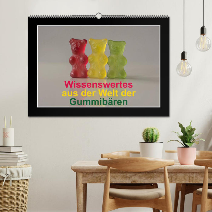 Wissenswertes aus der Welt der Gummibären (CALVENDO Wandkalender 2025)