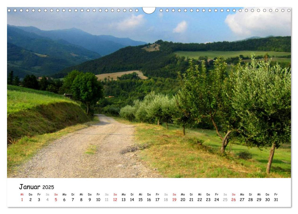 Franziskusweg - Camino di Assisi (CALVENDO Wandkalender 2025)