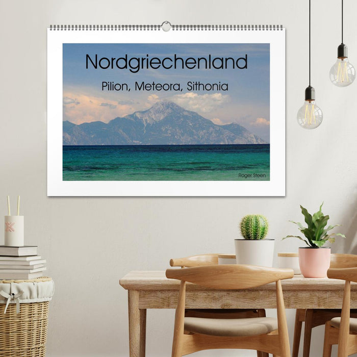 Nordgriechenland – Pilion, Meteora, Sithonia (CALVENDO Wandkalender 2025)