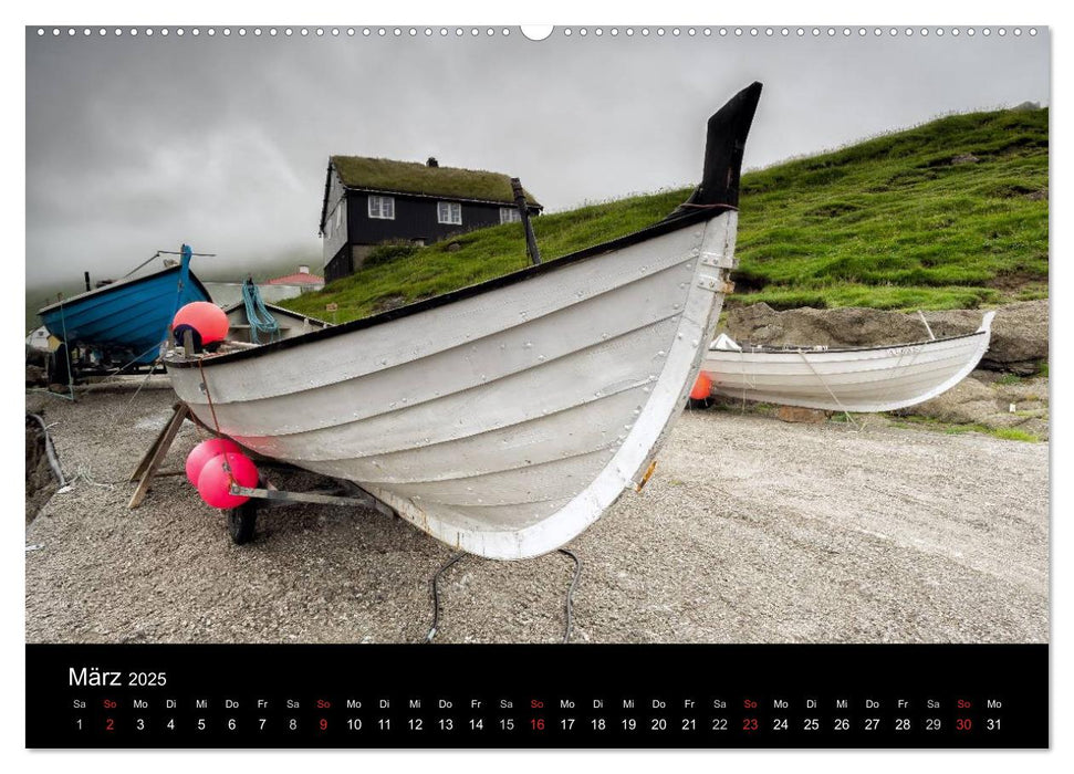Wunderbare Färöer Inseln (CALVENDO Premium Wandkalender 2025)