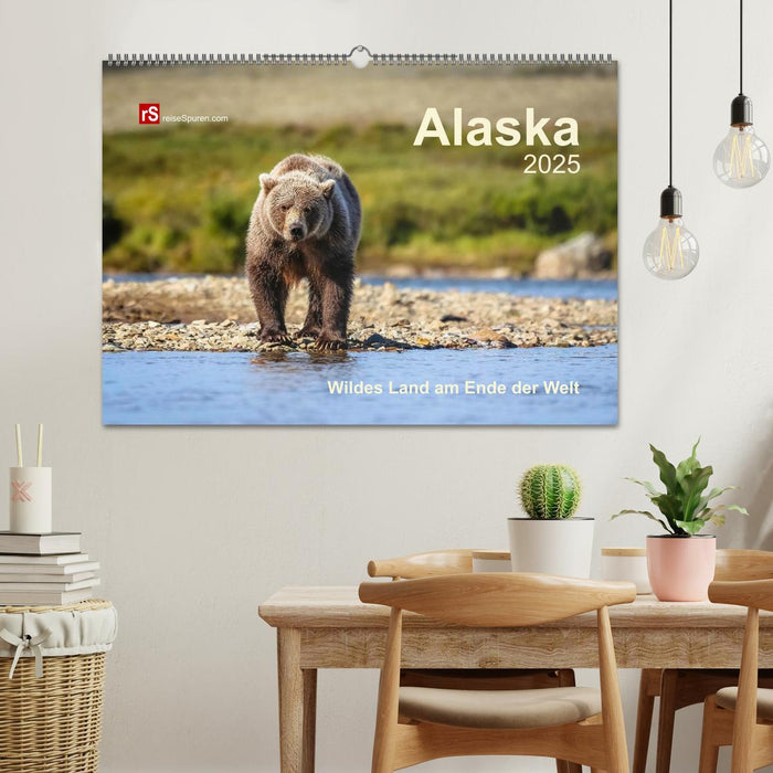 Alaska 2025 Wildes Land am Ende der Welt (CALVENDO Wandkalender 2025)