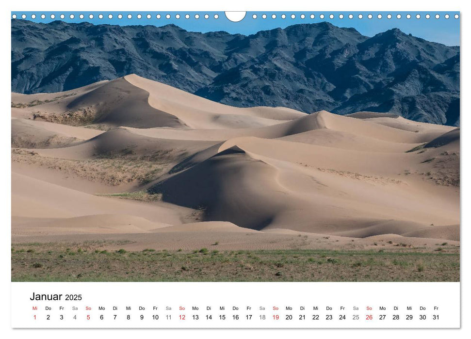 Mongolei entdecken - Landschaften und Klöster (CALVENDO Wandkalender 2025)
