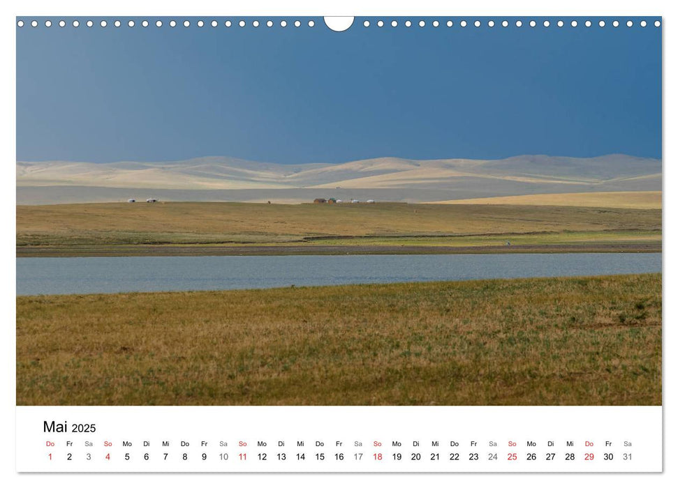 Mongolei entdecken - Landschaften und Klöster (CALVENDO Wandkalender 2025)