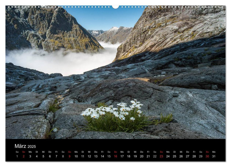 South Island - Neuseelands Südinsel (CALVENDO Premium Wandkalender 2025)