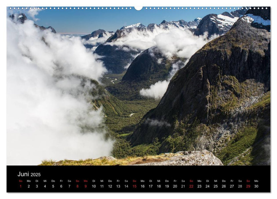 South Island - Neuseelands Südinsel (CALVENDO Premium Wandkalender 2025)