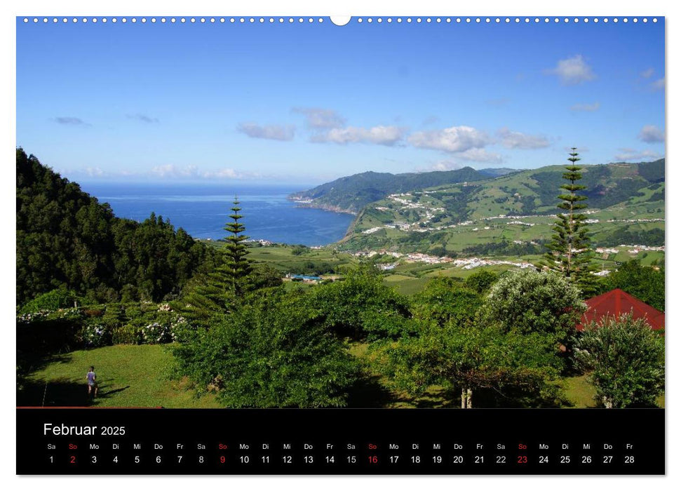 Azoren - bezaubernde Inselwelt. Eindrücke auf Sao Miguel (CALVENDO Premium Wandkalender 2025)