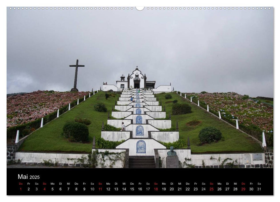 Azoren - bezaubernde Inselwelt. Eindrücke auf Sao Miguel (CALVENDO Premium Wandkalender 2025)