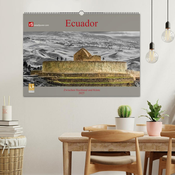 Ecuador 2025 Zwischen Hochland und Küste (CALVENDO Wandkalender 2025)