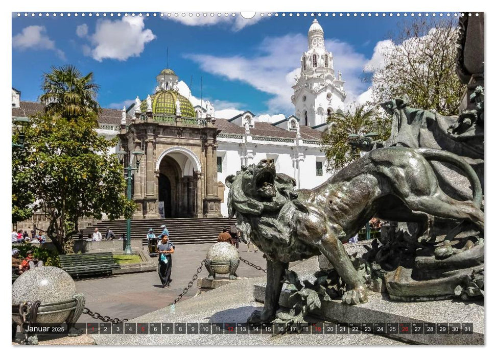 Ecuador 2025 Zwischen Hochland und Küste (CALVENDO Wandkalender 2025)