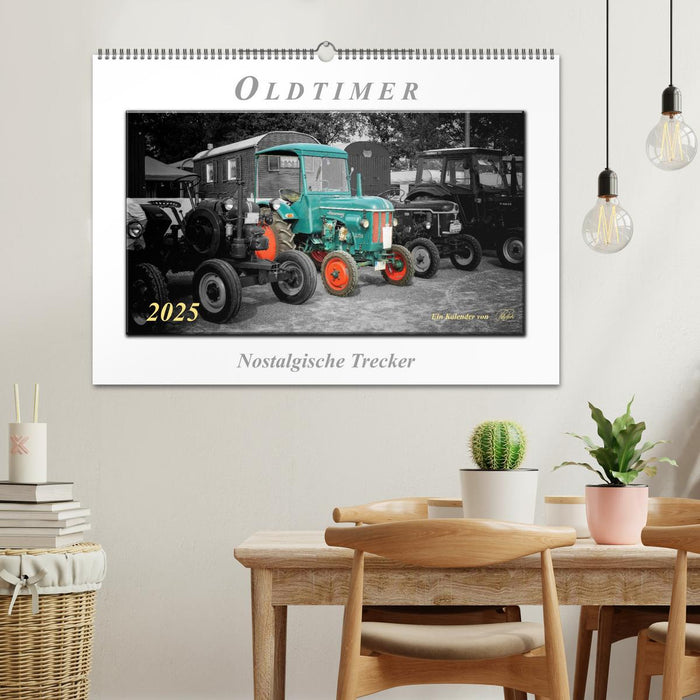 Oldtimer - nostalgische Trecker (CALVENDO Wandkalender 2025)