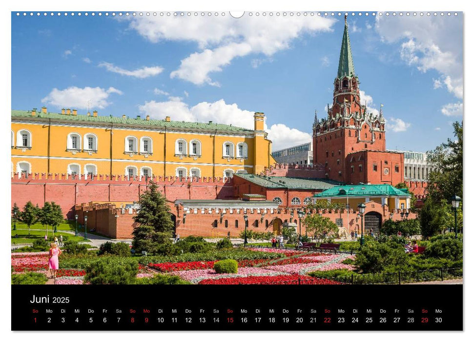 Moskau 2025 (CALVENDO Premium Wandkalender 2025)