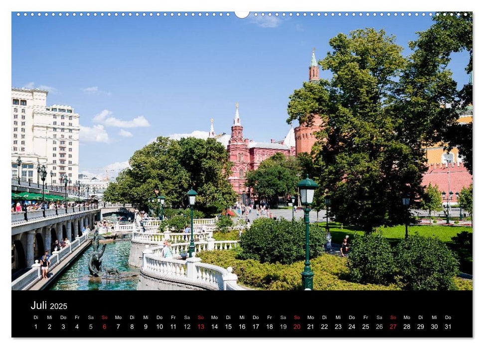 Moskau 2025 (CALVENDO Premium Wandkalender 2025)