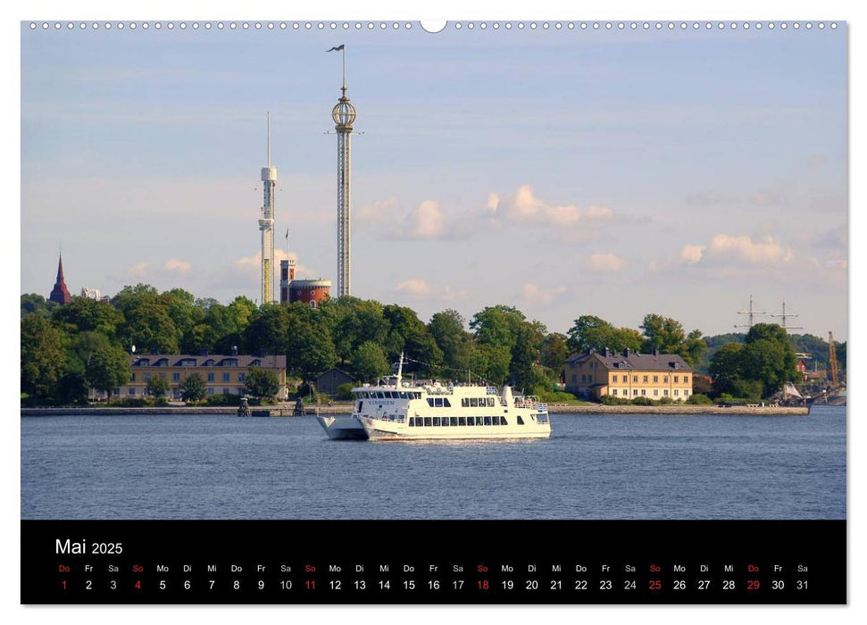 Sommer in Stockholm 2025 (CALVENDO Premium Wandkalender 2025)